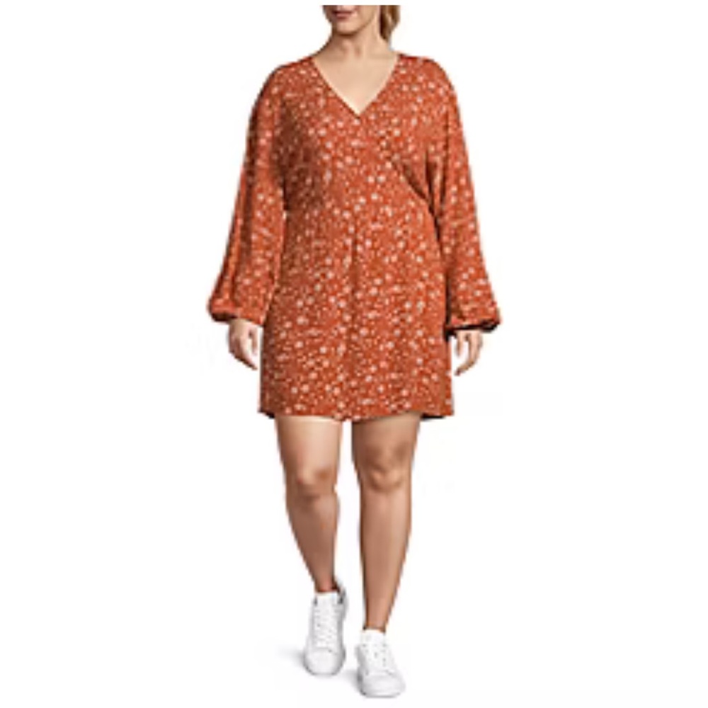 a.n.a long sleeve dress
